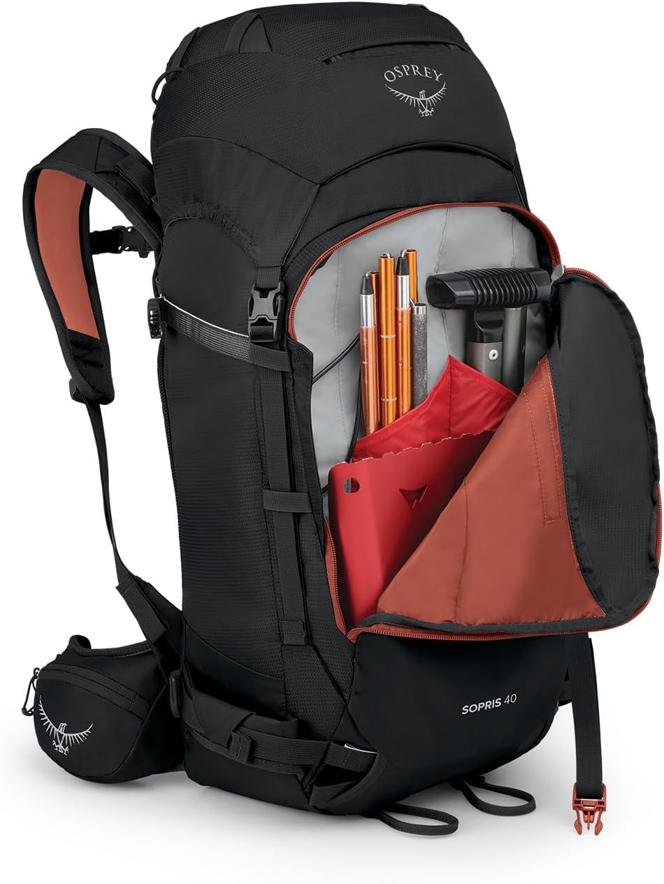 Black 40L Ski and Snowboard Backpack Z14531