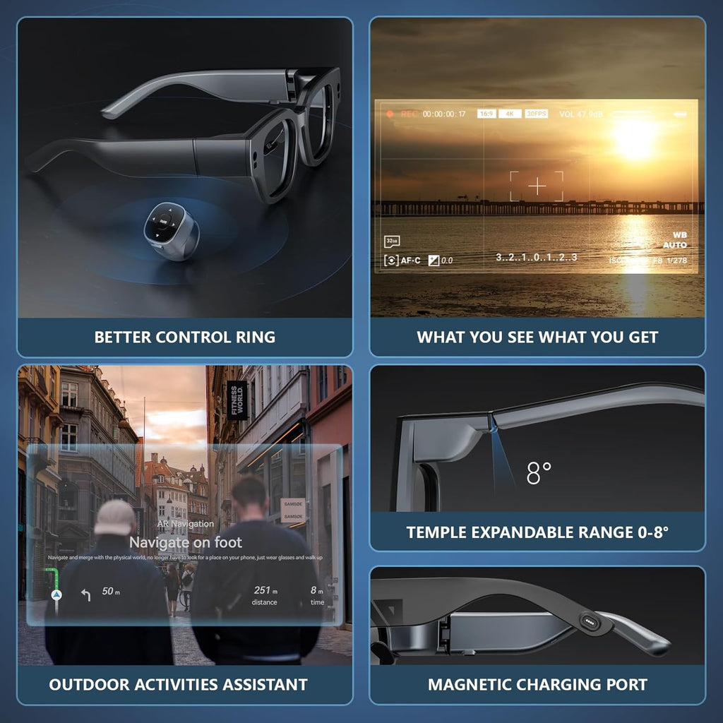 AR Glasses with 1080P Micro-OLED Virtual Theater N2194