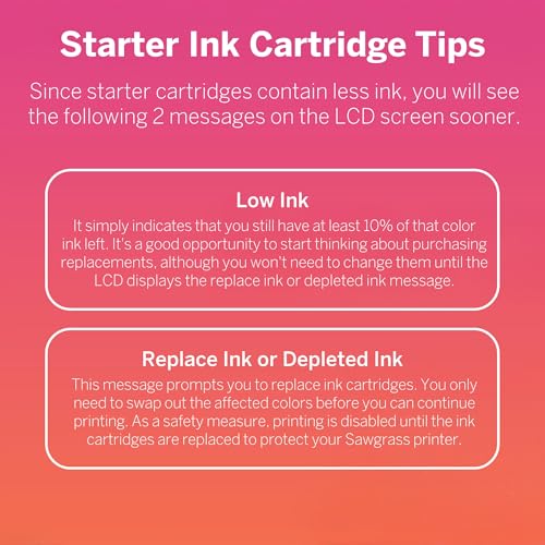 Sublimation Printer Starter Bundle with SubliJet UHD Inks and TruePix Sublimation Paper H6899