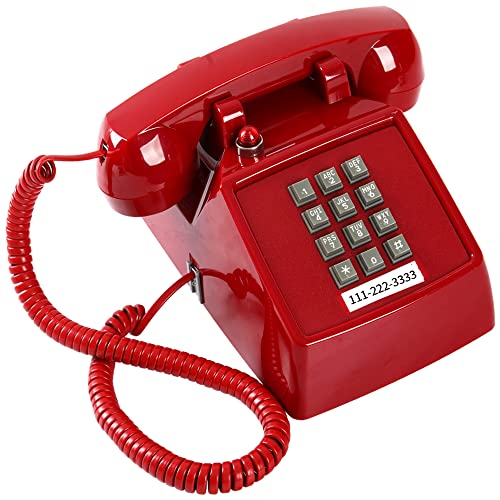 Red Corded Desk Telephone K31065