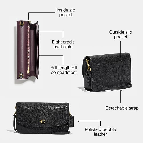 Polished Pebble Leather Crossbody Q53726
