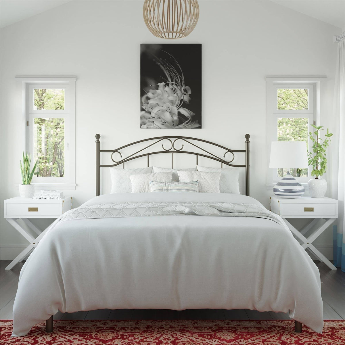 Bronze Metal Headboard O386331