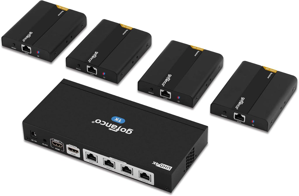 1x2 HDMI Extender Splitter Full HD 1080p Over Cat5e/Cat6/Cat7 Ethernet Cable C931