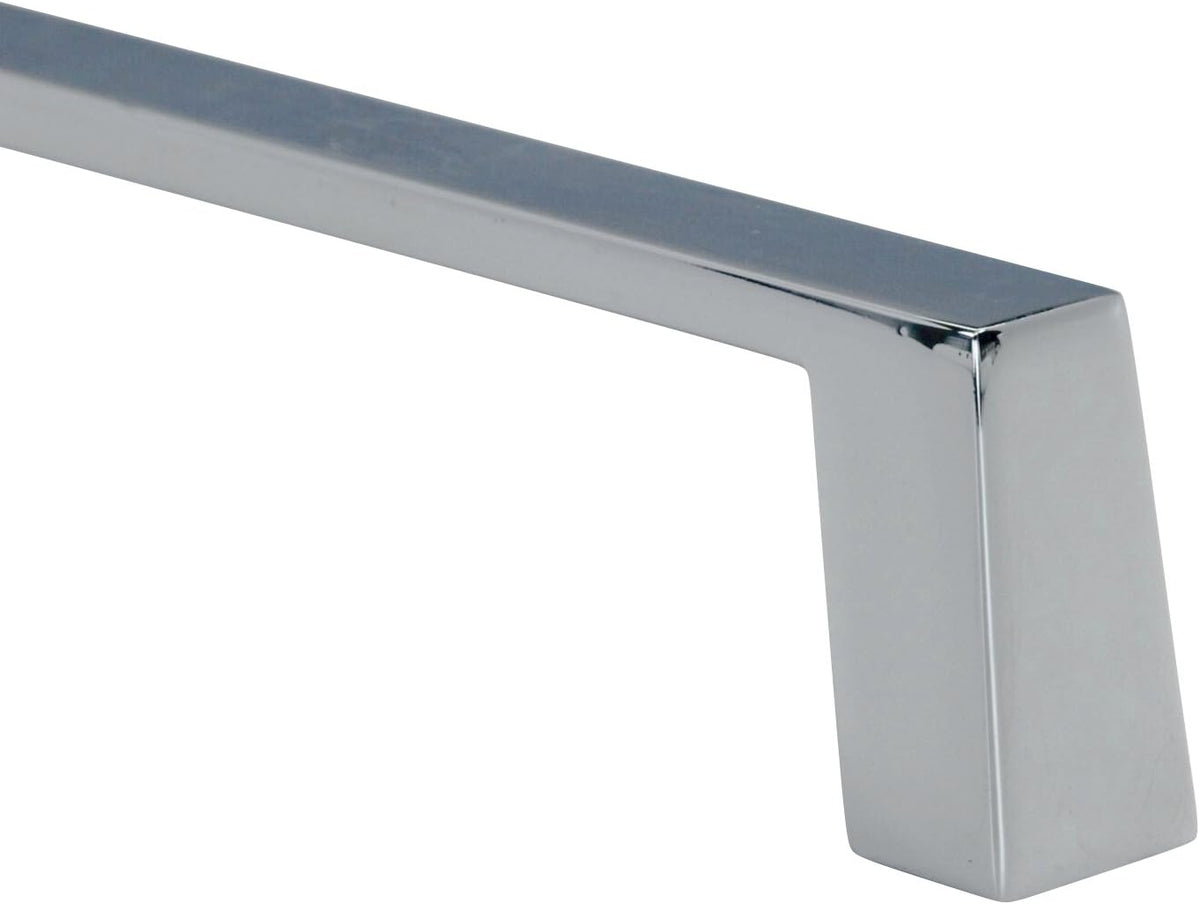 Chrome Square Cabinet Pull Handle 6 Hole Centers C891489