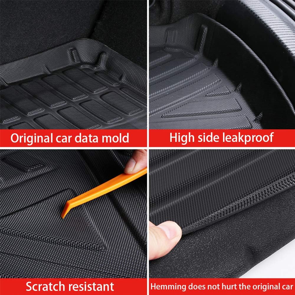 Cargo Liner Trunk Tray Heavy Duty Rubber Waterproof Black C552804