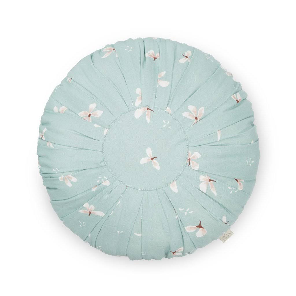 Round Blue Cushion D180