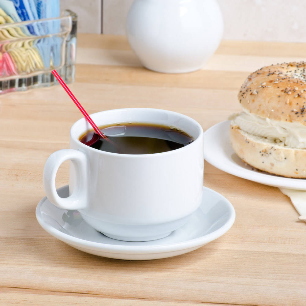 7 oz White Stackable Cup H86097