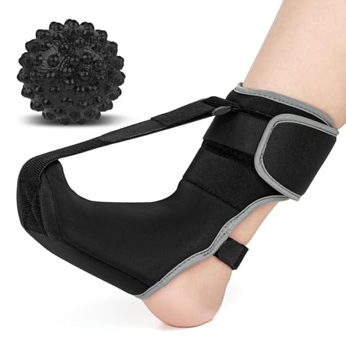 Plantar Fasciitis Night Splint Sock with Massage Ball V4943