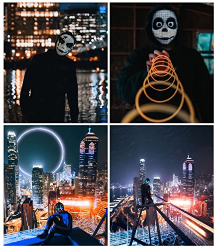 LED Mask with App Controlled Gesture Sensing A395