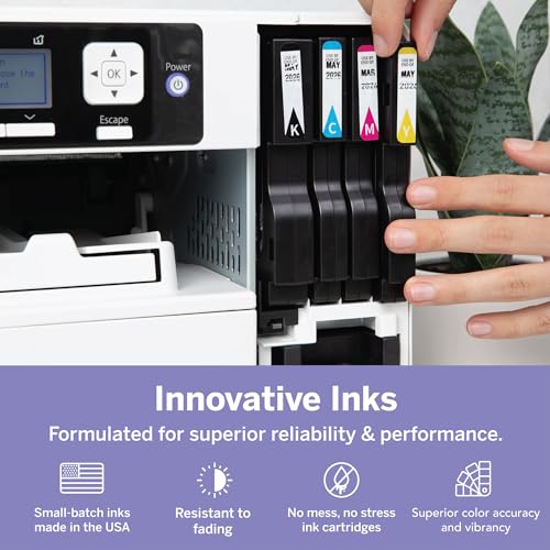 Sublimation Printer Starter Bundle with SubliJet UHD Inks and TruePix Sublimation Paper H6899