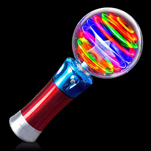 7.5 Inch Light Up Magic Ball Toy Wands, Set of 2 V3274