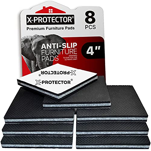 4 PCS Non Slip Self-Adhesive Rubber Furniture Pads Q197384
