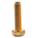 7/8 inch-9 x 8 1/2 inch Grade 8 Hex Cap Screw Alloy Steel Yellow Zinc Plated Pk 25 A313997