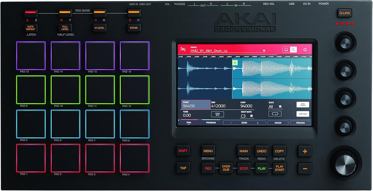 7" Multi-Color Touchscreen Music Production Station C129497