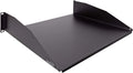 2U 19-Inch Rack Mount Cantilever Server Cabinet Shelf Black T5363