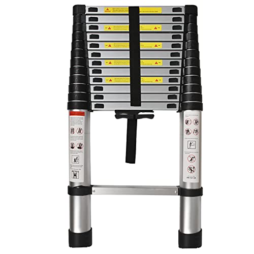 Aluminum Extendable Folding Telescoping Ladder, 330 lbs Capacity, 14.5FT T23204