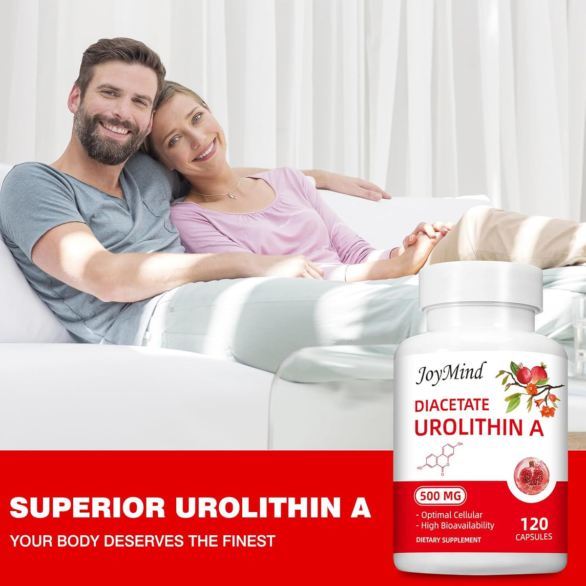 Urolithin A 500mg 120 Vegan Capsules Q69911