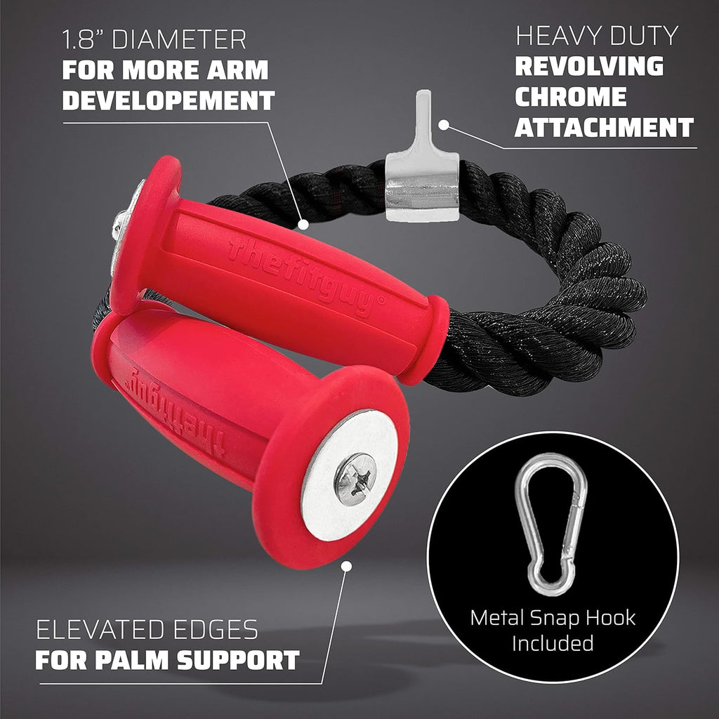 Tricep Rope Pull Down with Steel Snap Hook N68081