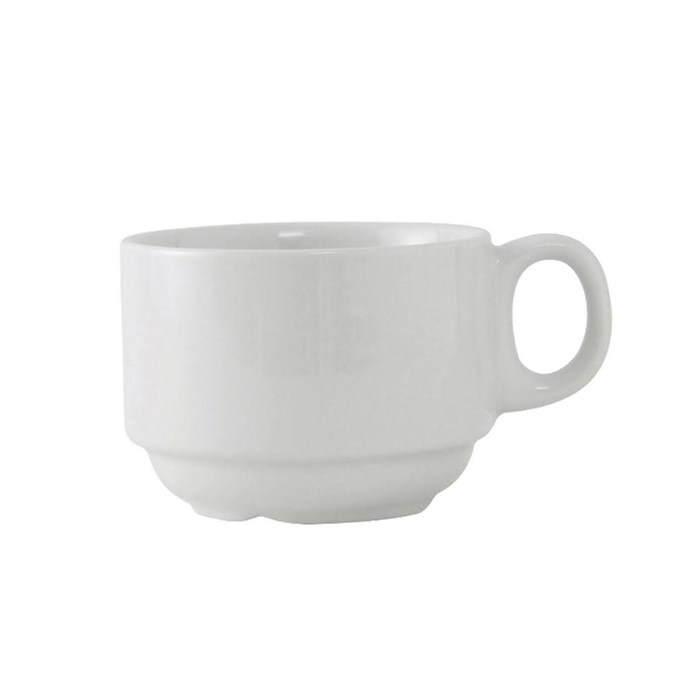 7 oz White Stackable Cup H86097