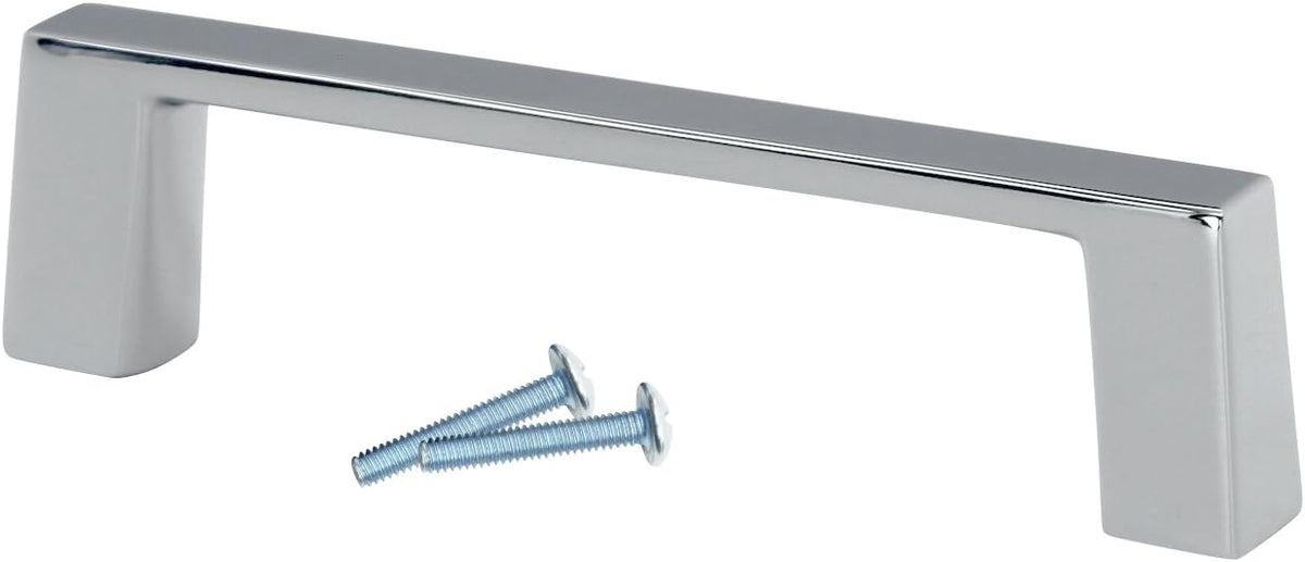 Chrome Square Cabinet Pull Handle 6 Hole Centers C891489