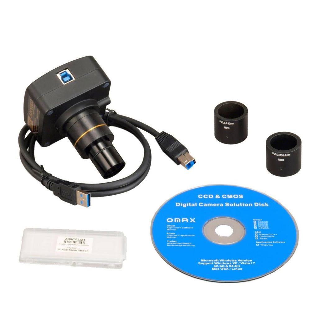 8MP USB3.0 Digital Microscope Camera with Calibration Slide G588201