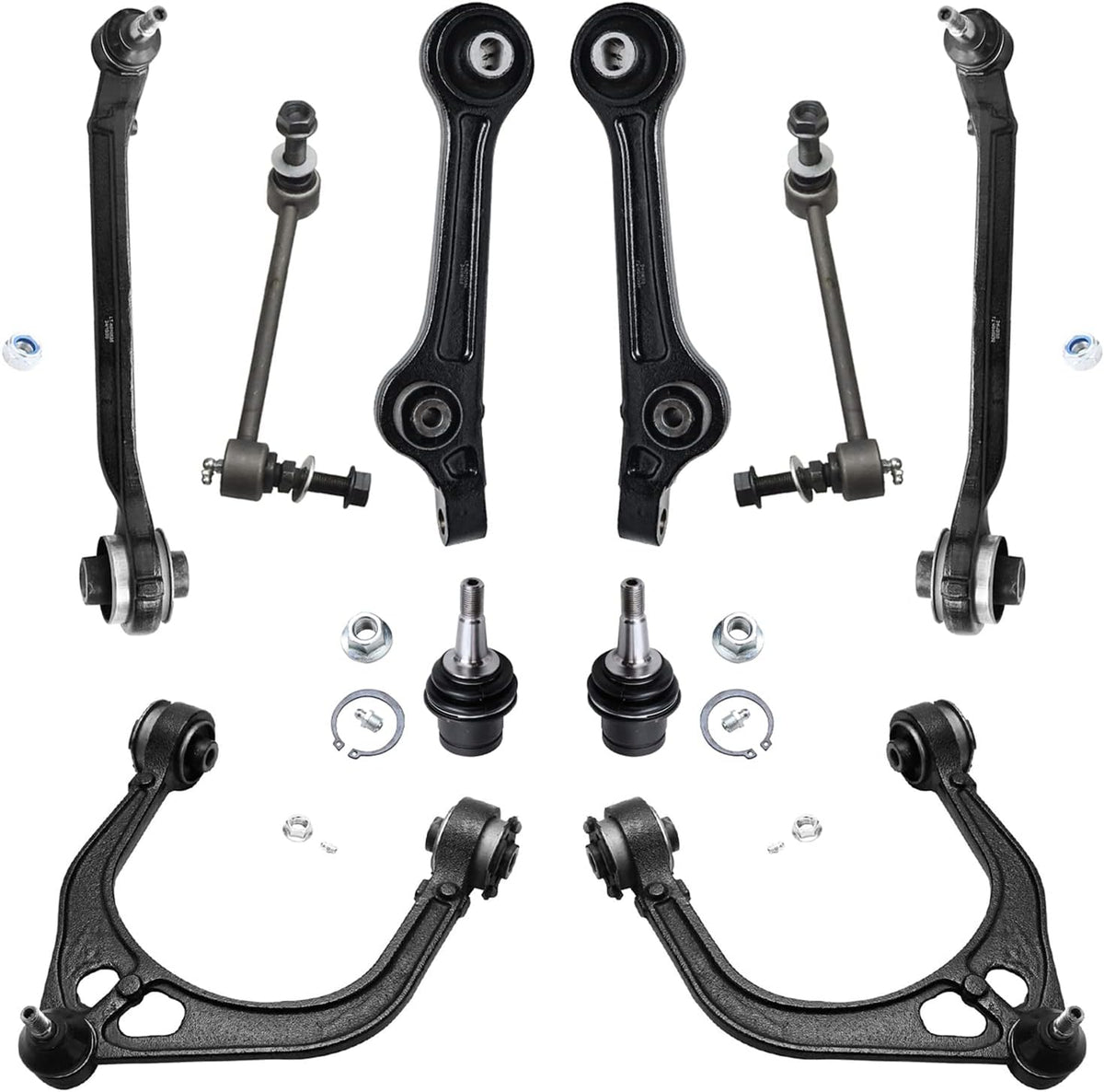 RWD Front End Control Arms Kit 10pc Set T598