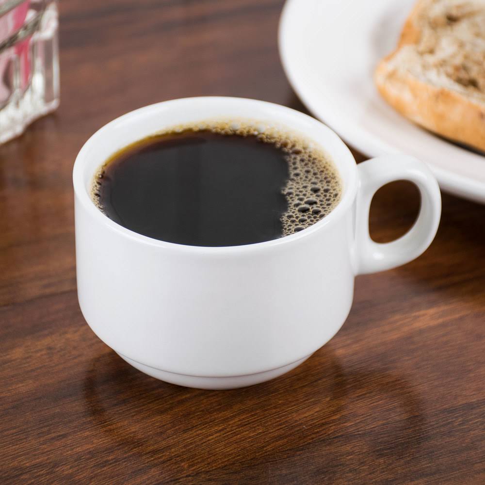 7 oz White Stackable Cup H86097