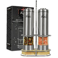 Battery Operated Electric Salt and Pepper Grinder Set C6556