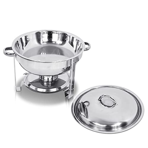 5 Qt Stainless Steel Chafing Dish Set of 2 U414597