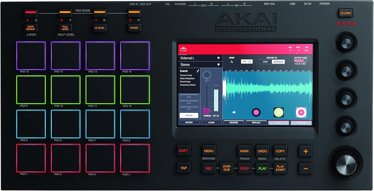 7" Multi-Color Touchscreen Music Production Station C129497
