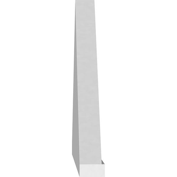 Architectural Grade PVC Peaked Cap 3 Spoke Pediment V9205