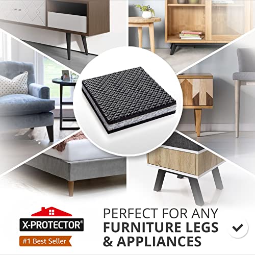 4 PCS Non Slip Self-Adhesive Rubber Furniture Pads Q197384