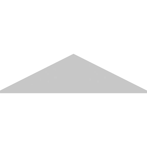 Architectural Grade PVC Peaked Cap 3 Spoke Pediment V9205