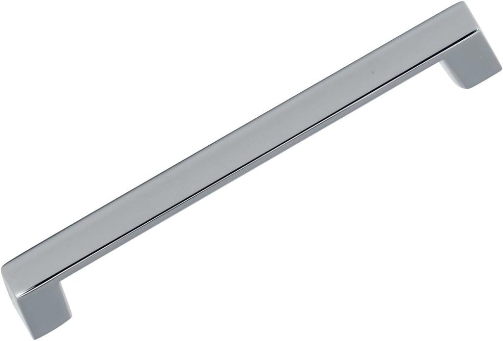 Chrome Square Cabinet Pull Handle 6 Hole Centers C891489