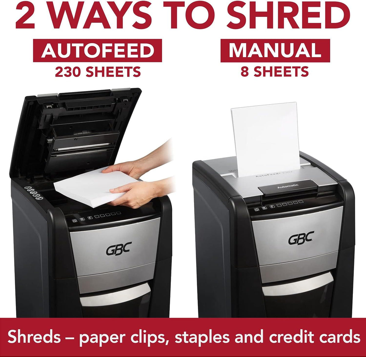 Auto Feed 300 Sheet Capacity Micro-Cut Paper Shredder N7845