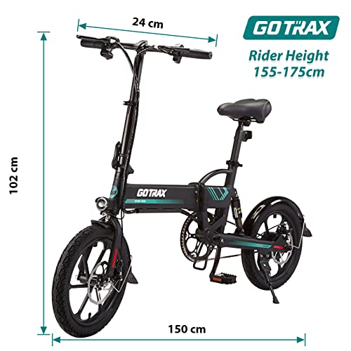 16" Folding Electric Bike with Rear Suspension S2072