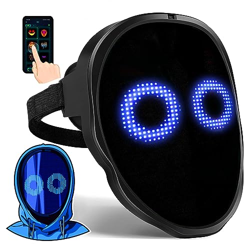 LED Mask with App Controlled Gesture Sensing A395