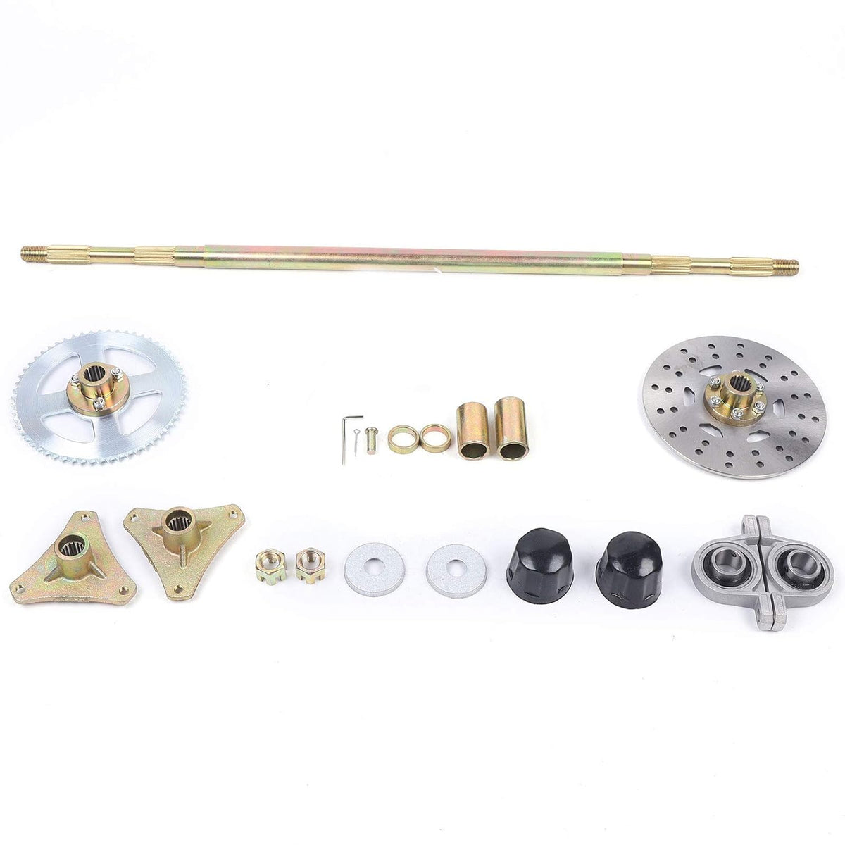 Go Kart Rear Axle Assembly Kit 29" 740mm Wheel Hub Set O969190