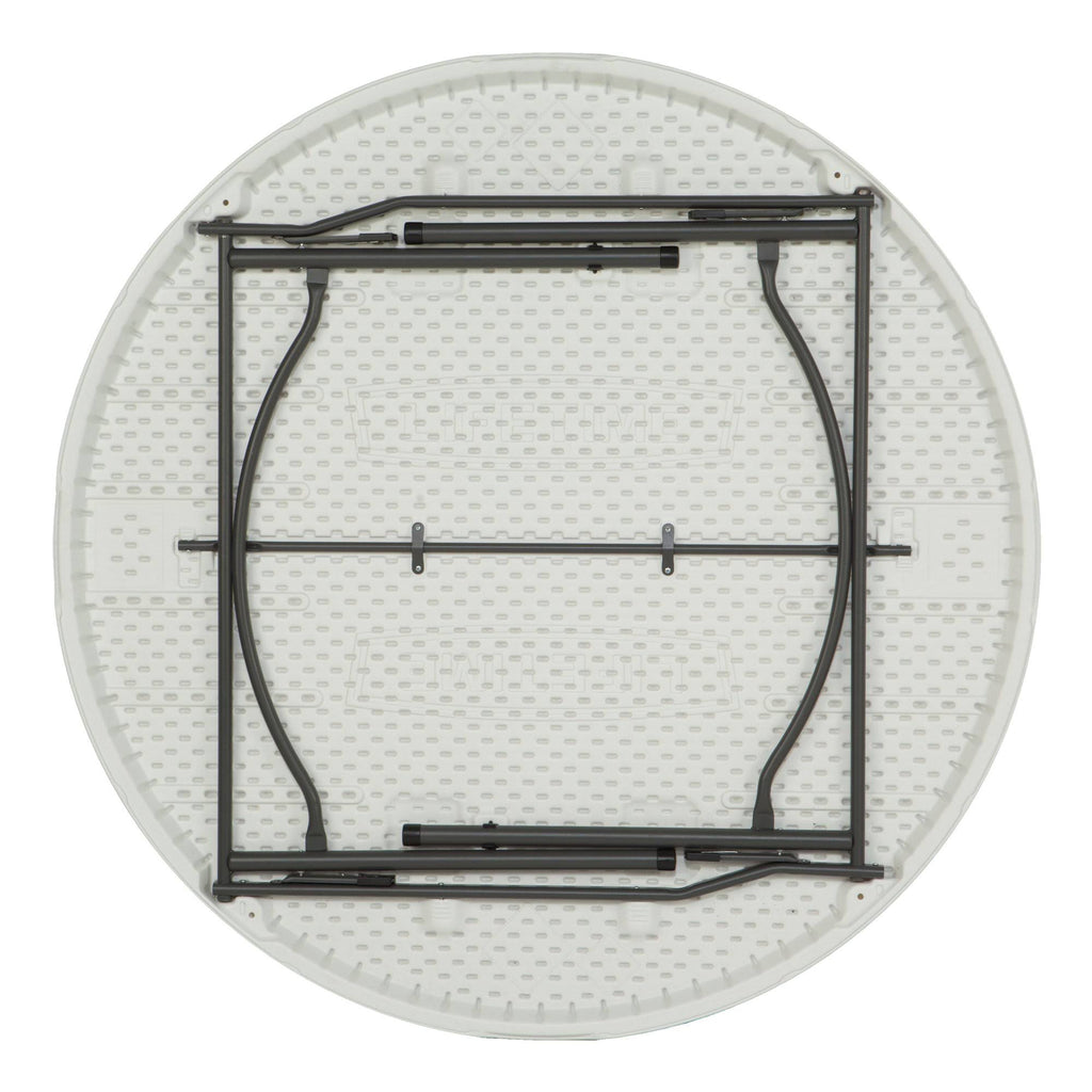 Commercial Round Folding Table 4 Pack Almond V664