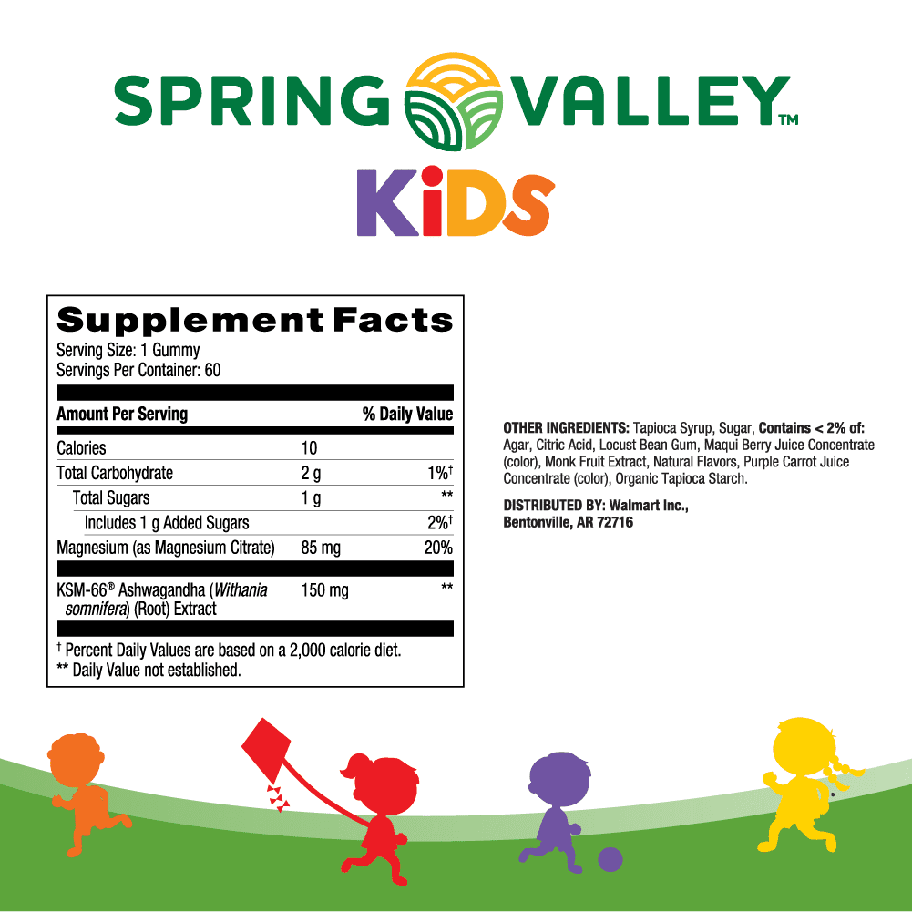 Ashwagandha Dietary Supplement Gummies, Mixed Berry, 60 Count Q1292