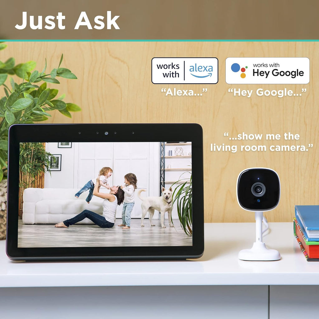 iHome Insight Smart Indoor Camera, Wi-Fi Camera with 2-Way Audio, Night Vision, Motion Alerts, 2 Pack B732