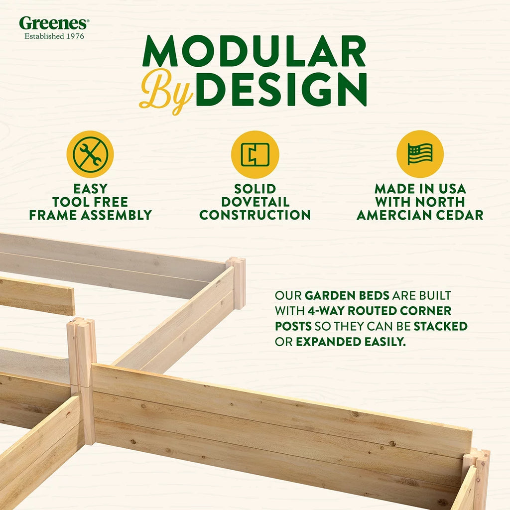 Cedar Raised Garden Bed D3746