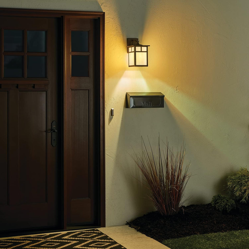 Solid Brass Outdoor Wall Sconce Lighting, 100 Total Watts, 11.5 Height N861773