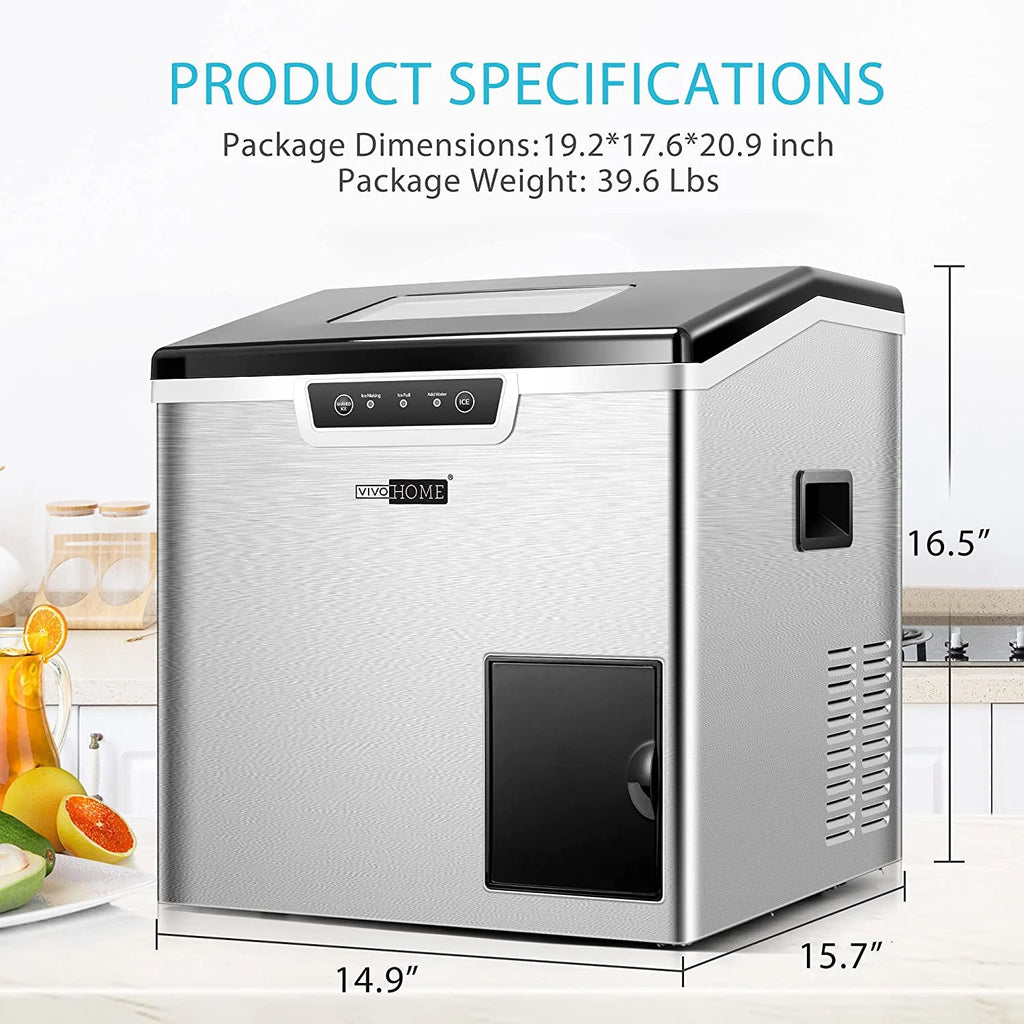 2 in 1 Countertop Ice Maker & Ice Shaver Machine Y687456