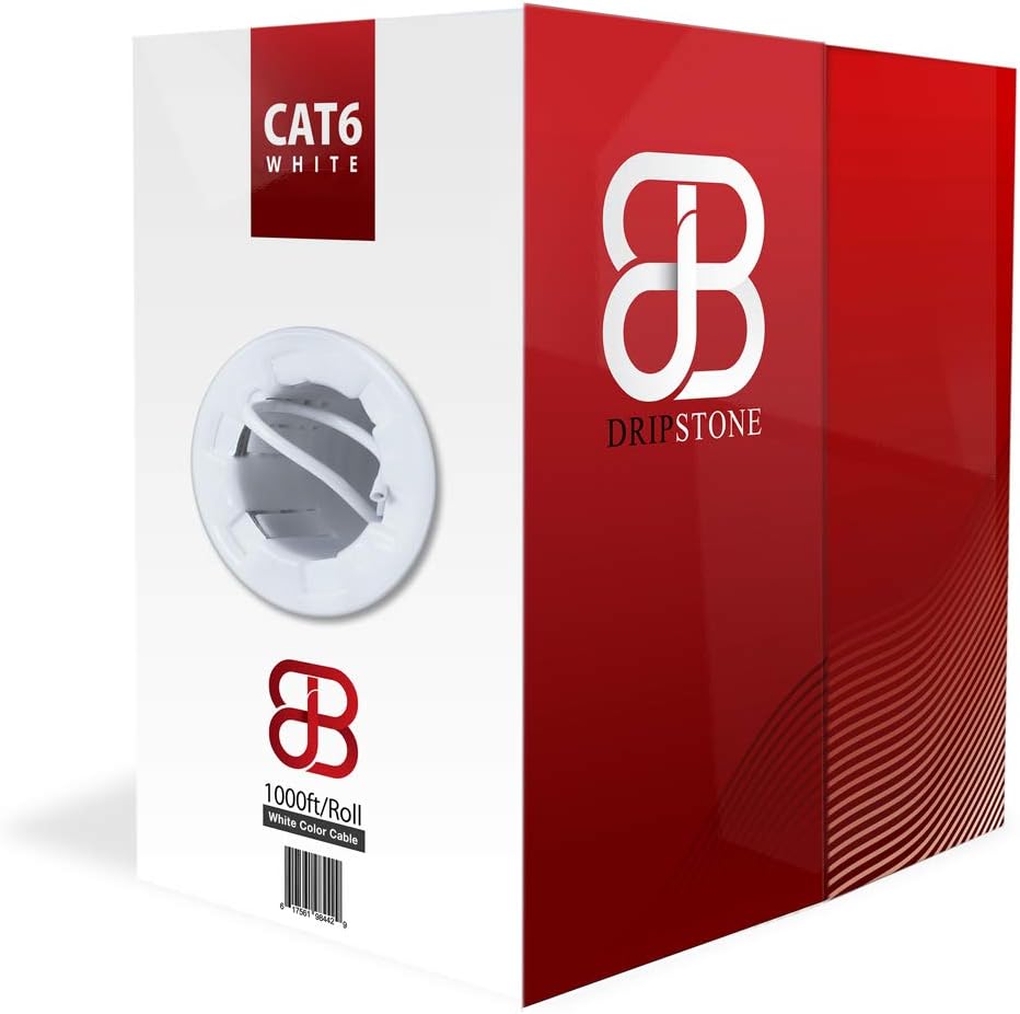 Cat6 Utp Solid Ethernet Cable 1000-feet White W99941