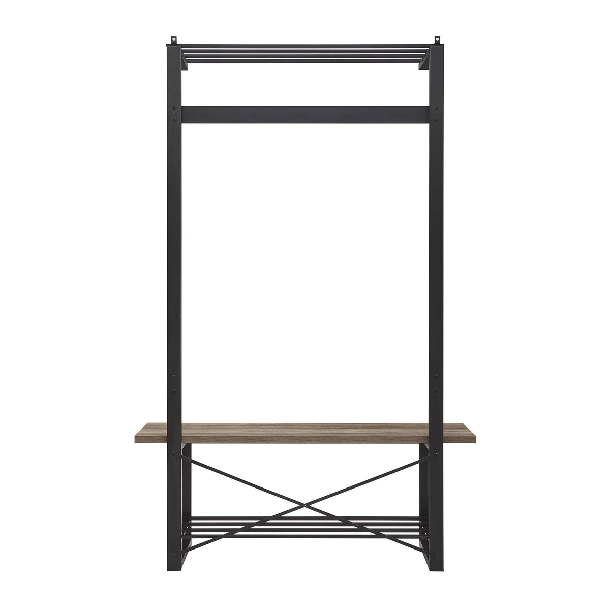 72 inch Dark Walnut Hall Tree U329