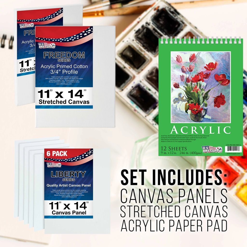 72-Piece Acrylic Painting Set with Easel and Brushes N527