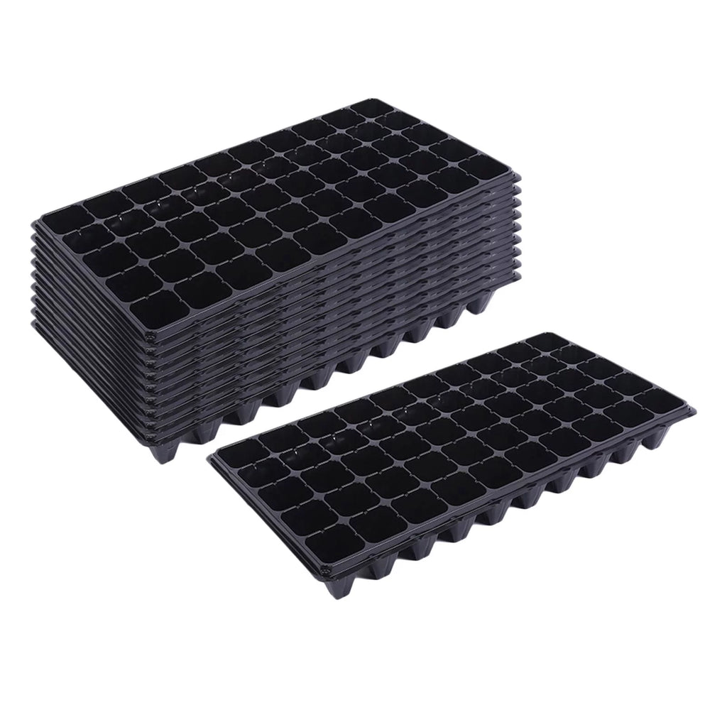 10 Pieces Seedling Trays with Holes Y196621