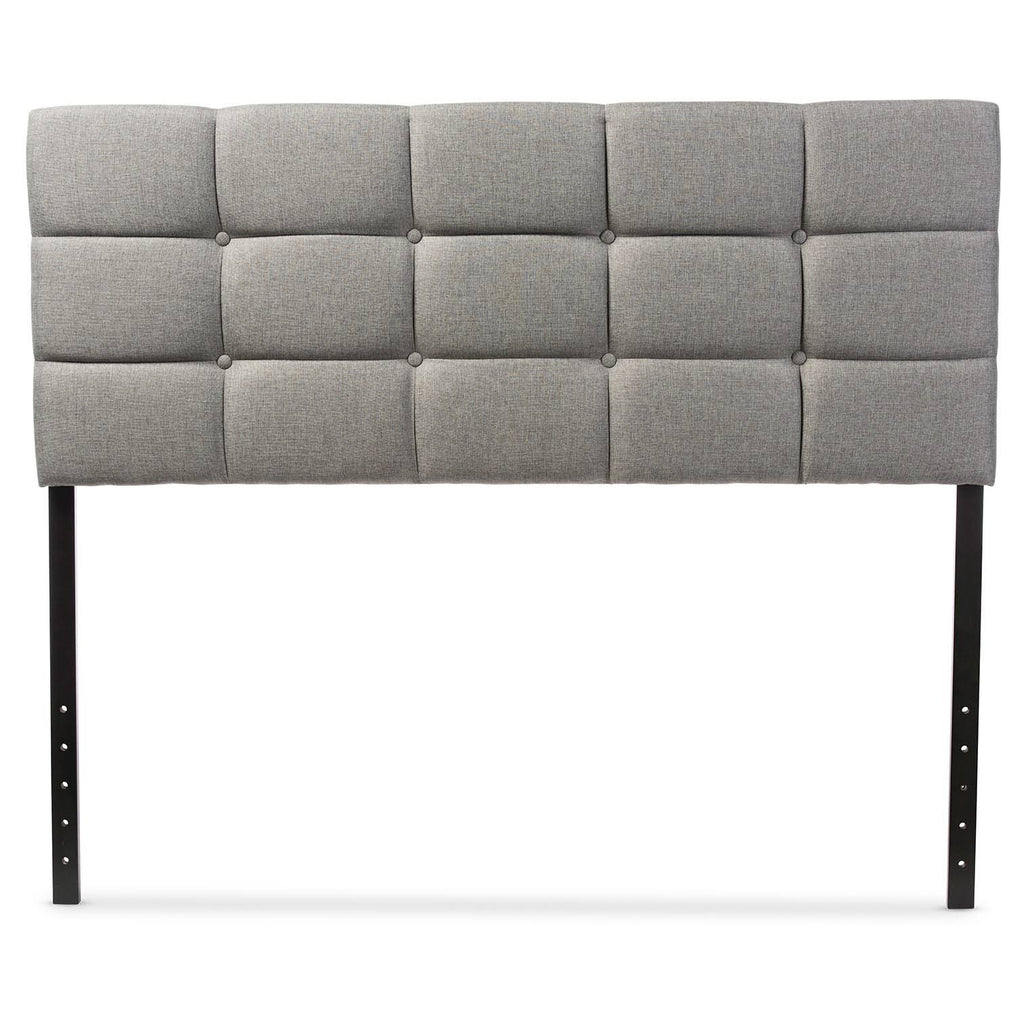 Grey Fabric Full Size Headboard C9638