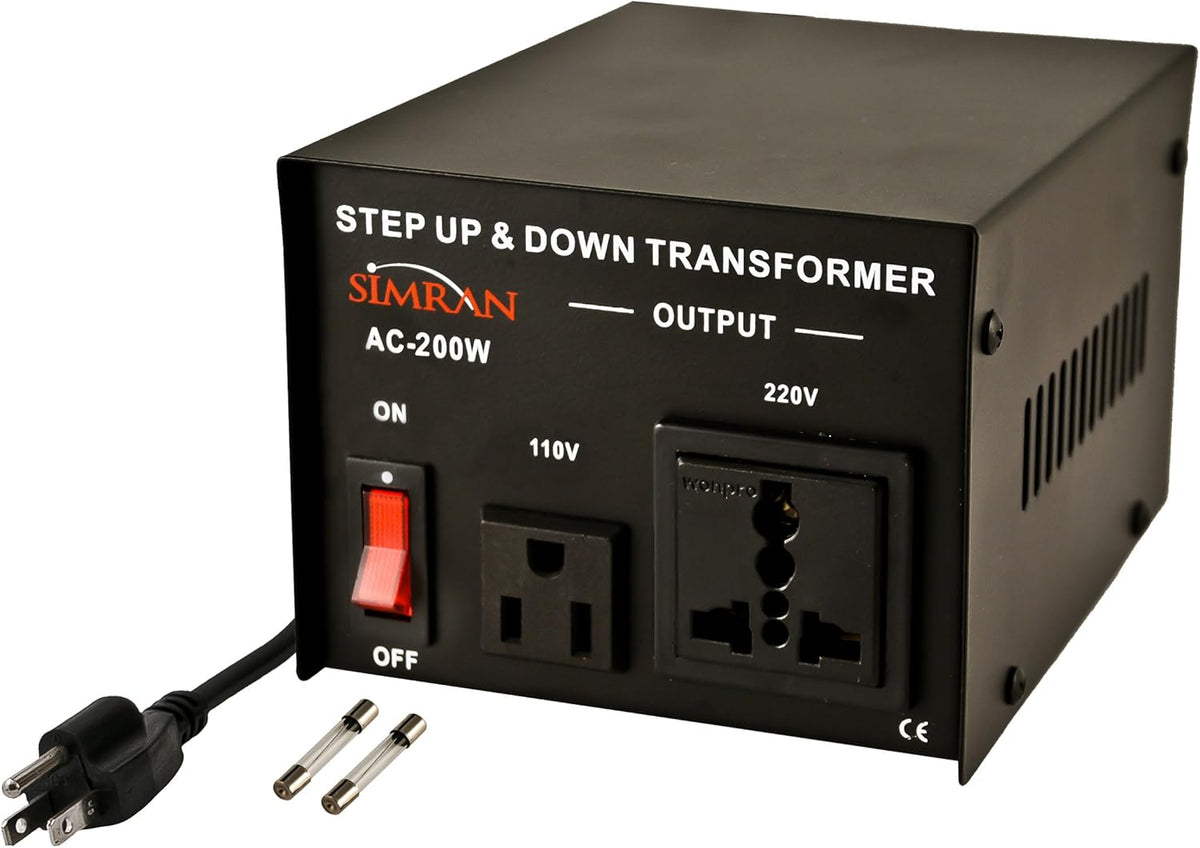 1500 Watt Voltage Power Converter Transformer, Black L134399